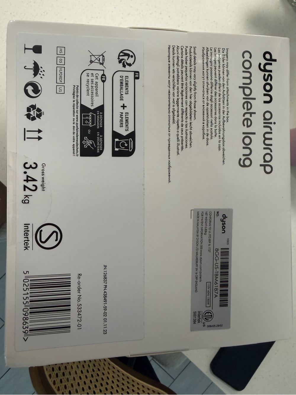 New Dyson Airwrap Complete Long Ceramic Pink/Rose Gold | Factory sealed - Picture 7 of 7